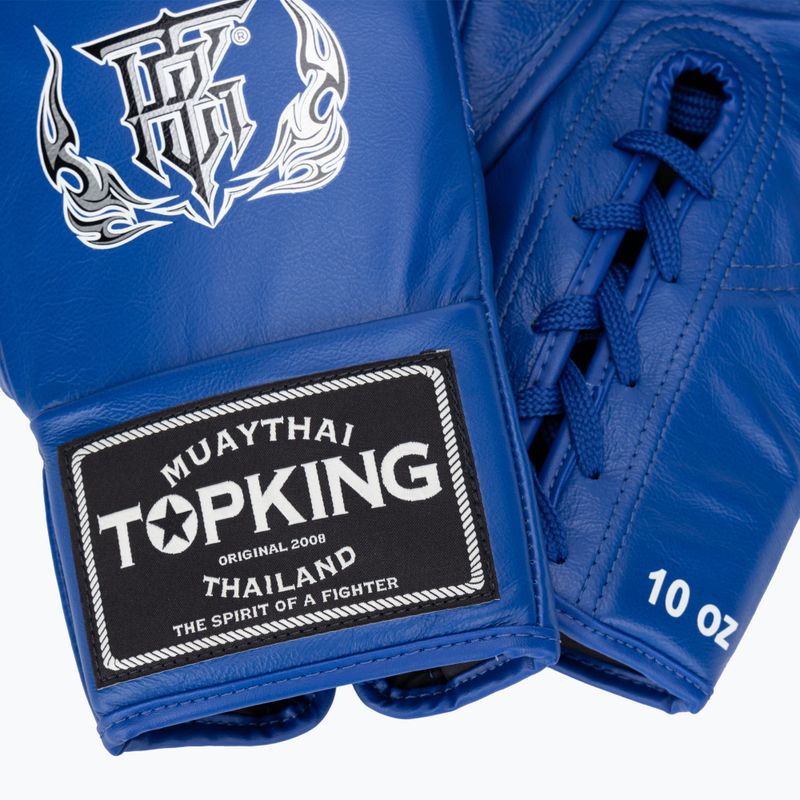 Боксови ръкавици Top King Competition blue 4