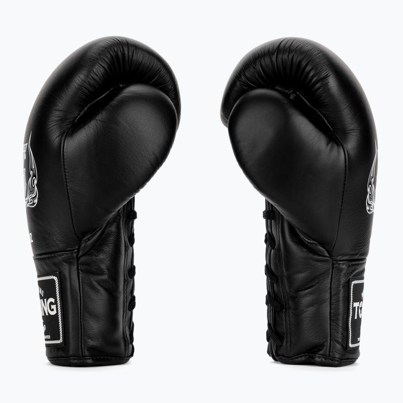 Топ King Muay Thai Pro черни боксови ръкавици 3