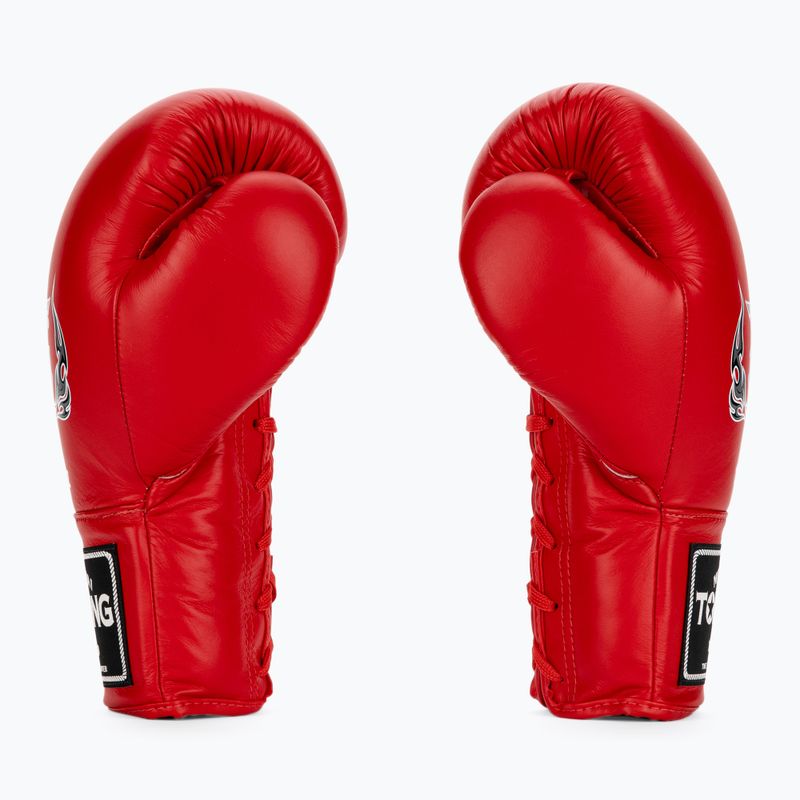 Топ King Muay Thai Pro червени боксови ръкавици 3