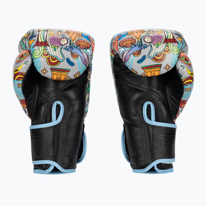 Боксови ръкавици Top King black/blue 2