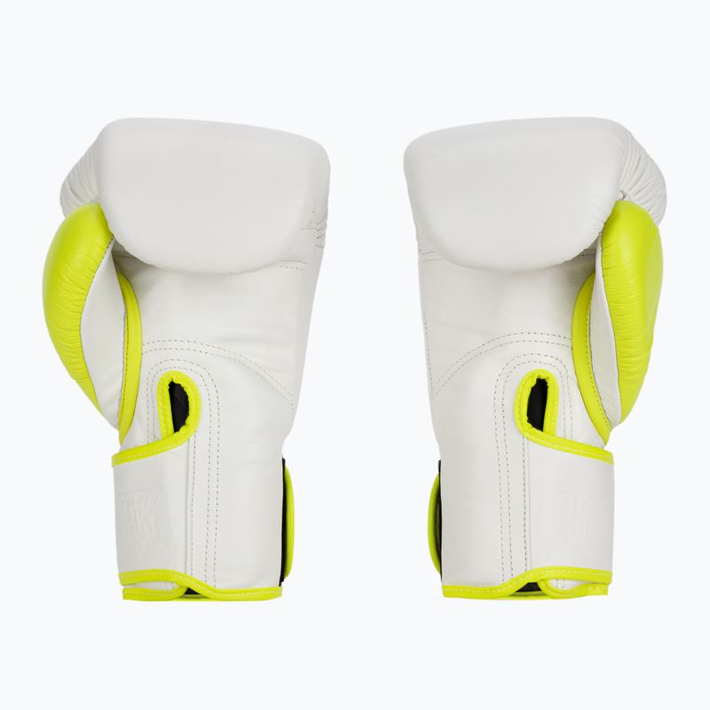 Боксови ръкавици Top King Boxing Reborn white/yellow 2