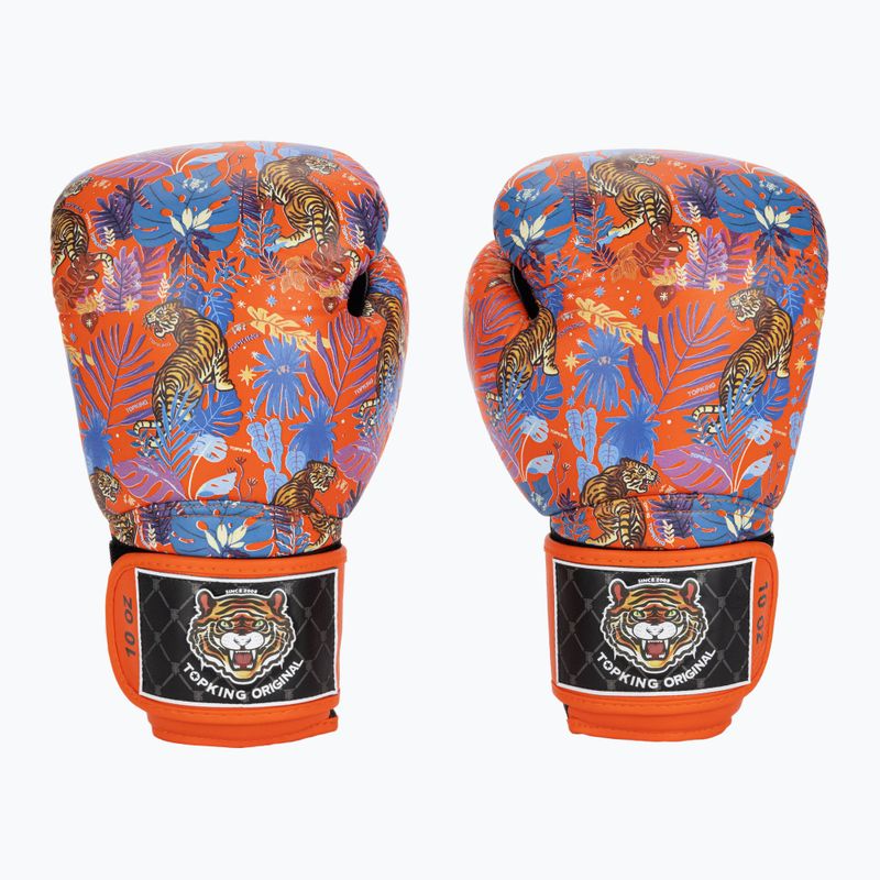 Боксови ръкавици Top King Boxing Wild Tiger black/orange