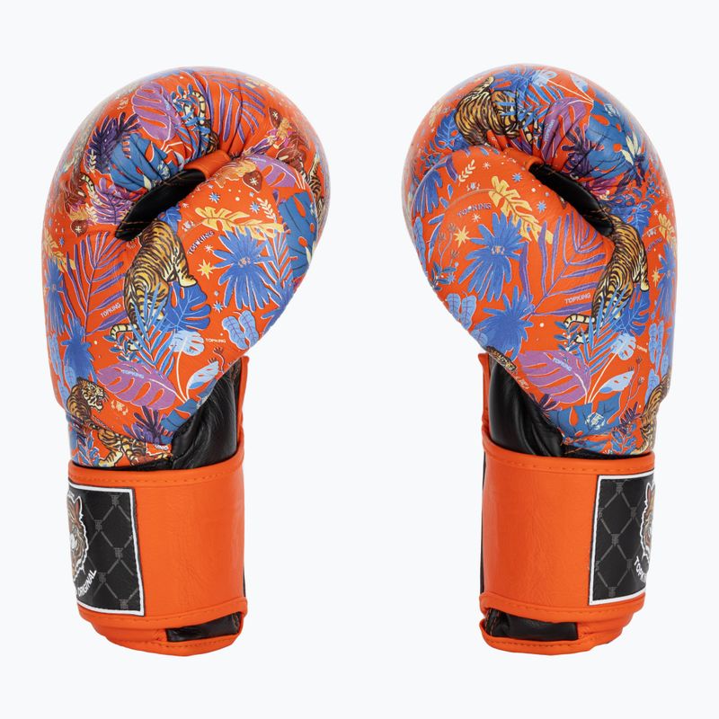Боксови ръкавици Top King Boxing Wild Tiger black/orange 3