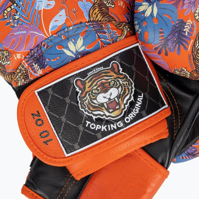 Боксови ръкавици Top King Boxing Wild Tiger black/orange 4