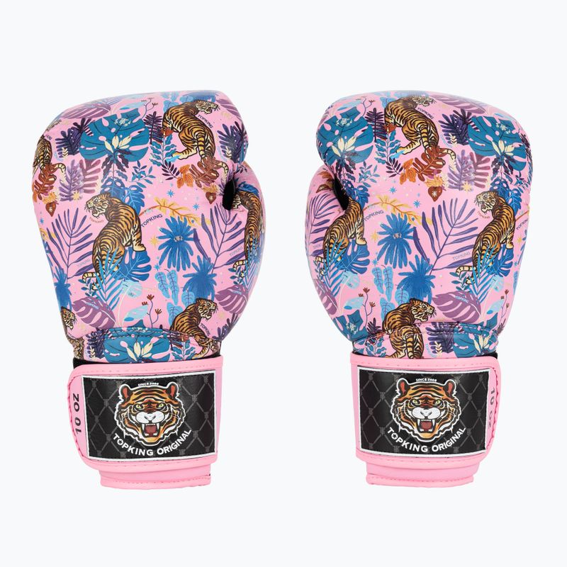 Боксови ръкавици Top King Boxing Wild Tiger black/pink