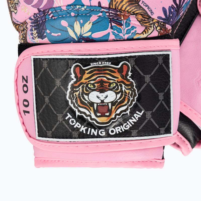 Боксови ръкавици Top King Boxing Wild Tiger black/pink 4