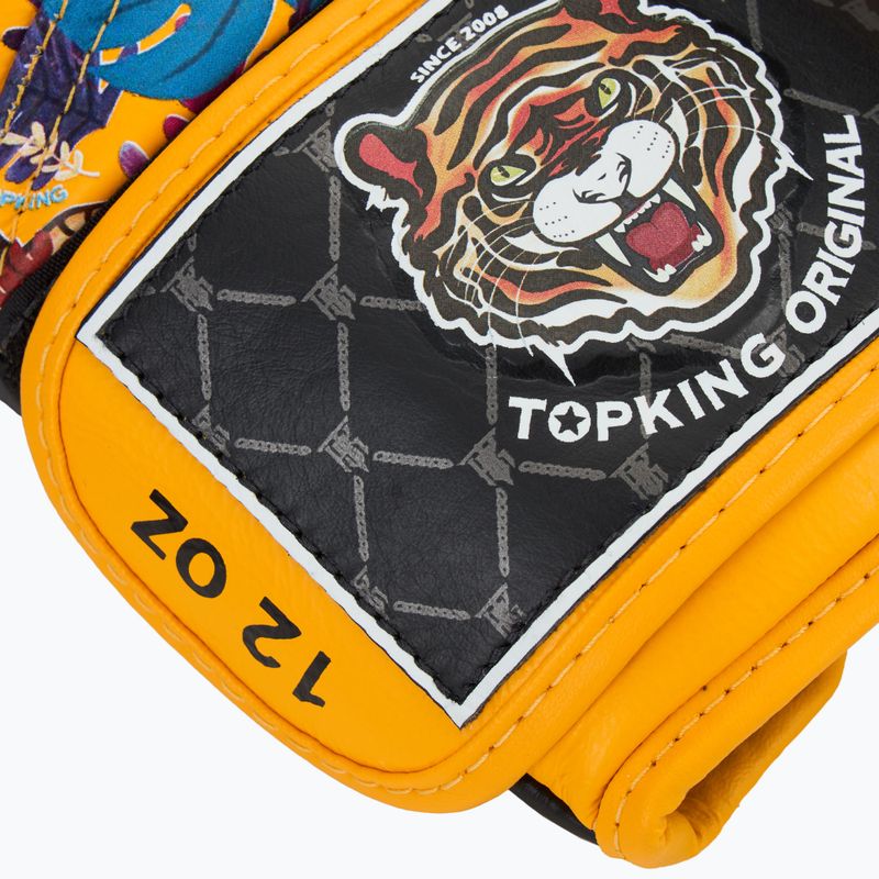 Боксови ръкавици Top King Boxing Wild Tiger black/yellow 5