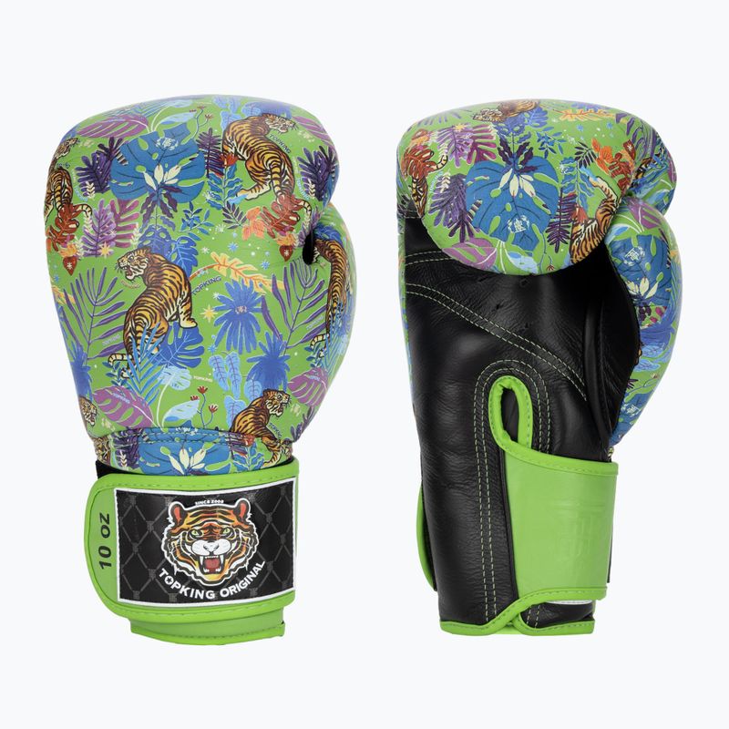 Боксови ръкавици Top King Boxing Wild Tiger black/green