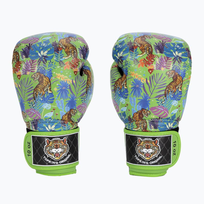 Боксови ръкавици Top King Boxing Wild Tiger black/green