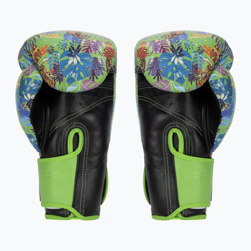 Боксови ръкавици Top King Boxing Wild Tiger black/green 2