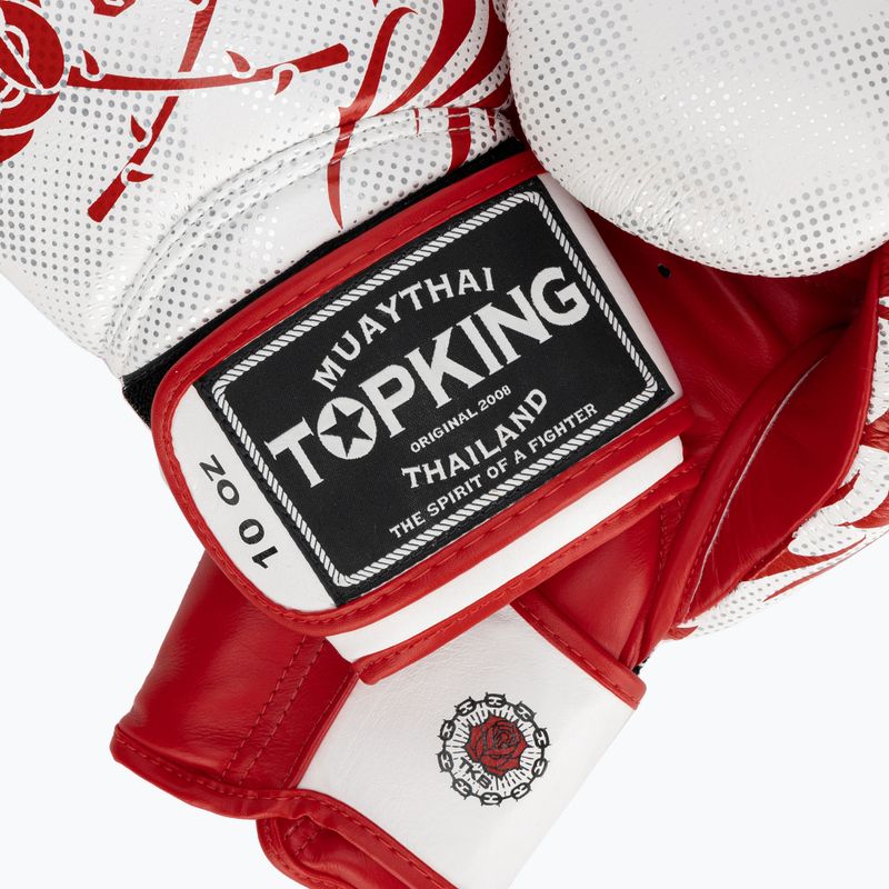 Боксови ръкавици Top King Boxing Dragon red/white 4