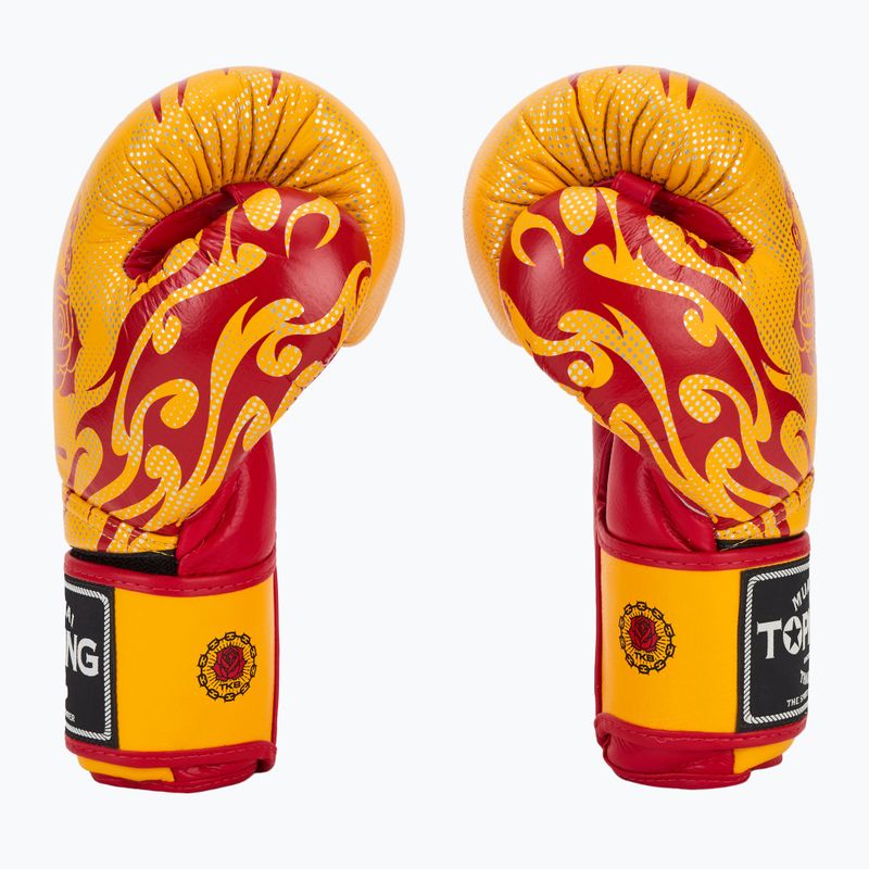 Боксови ръкавици Top King Boxing Dragon yellow 4