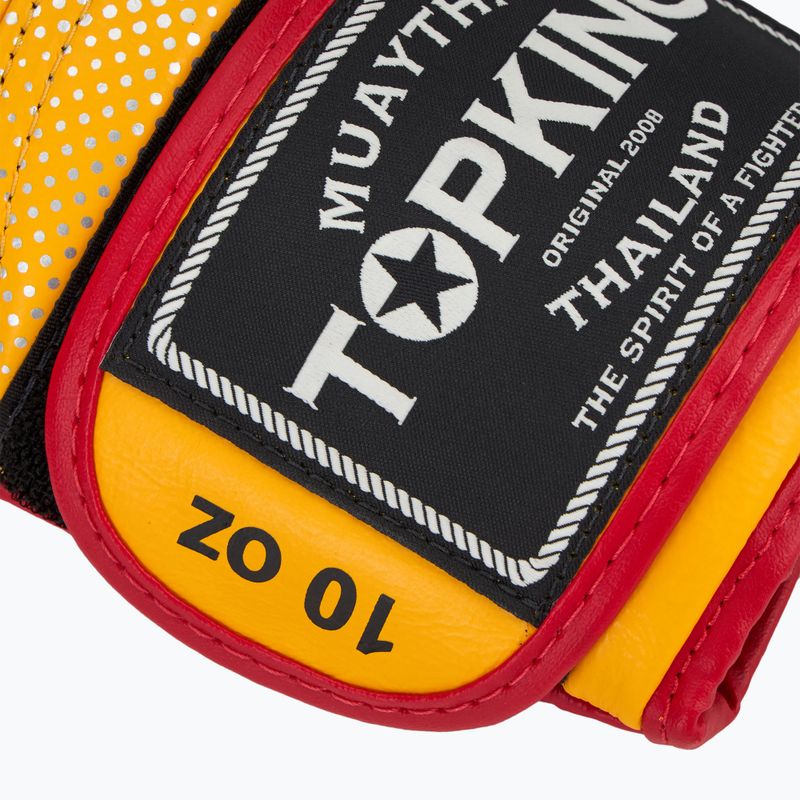 Боксови ръкавици Top King Boxing Dragon yellow 5
