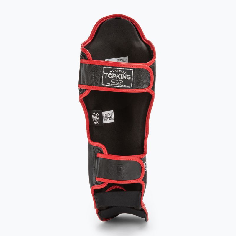 Протектори за подбедрици и стъпала Top King Shin Guards Blend black/red 4