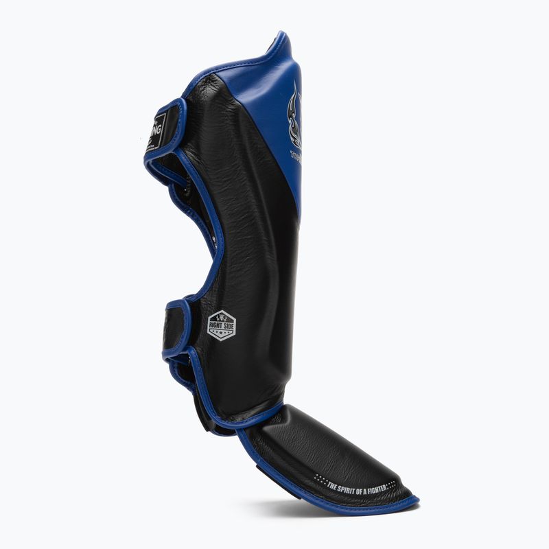 Протектори за подбедрици и стъпала Top King Shin Guards Blend black/blue 2