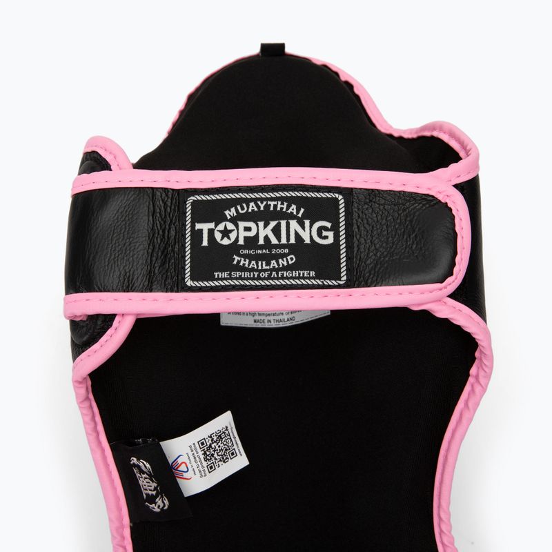 Протектори за подбедрици и стъпала Top King Shin Guards Blend black/pink 4