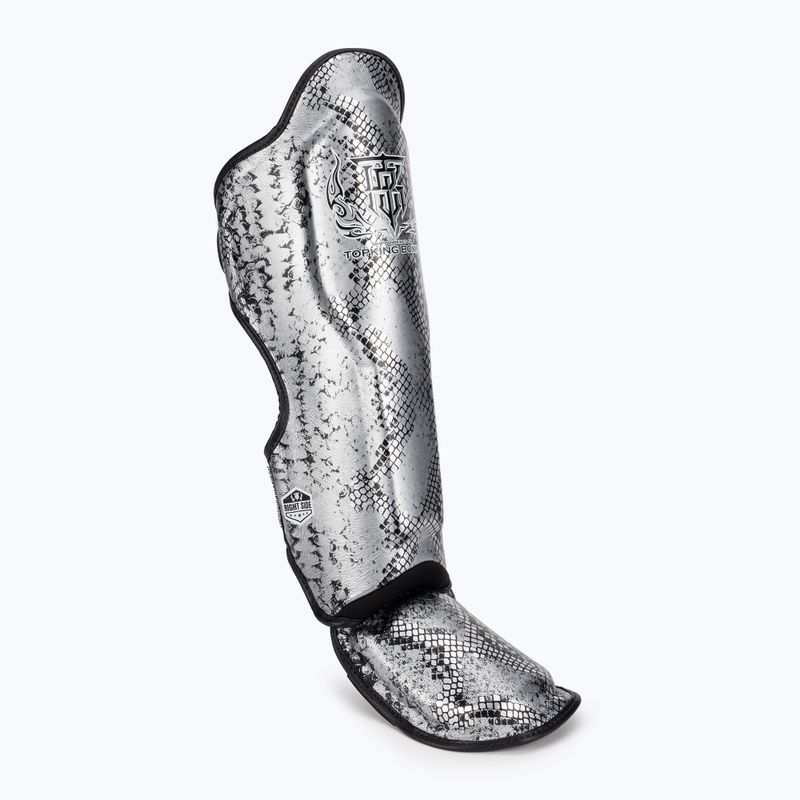 Top King Super Star черни/сребърни протектори за пищяла