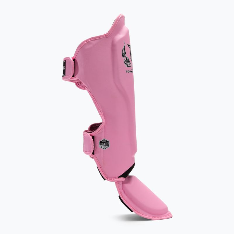 Протектори за подбедрици и стъпала Top King Pro Semi Leather pink 2