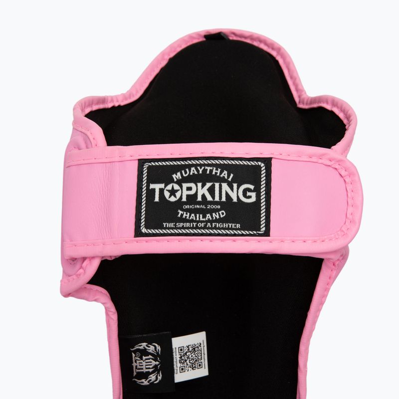 Протектори за подбедрици и стъпала Top King Pro Semi Leather pink 4