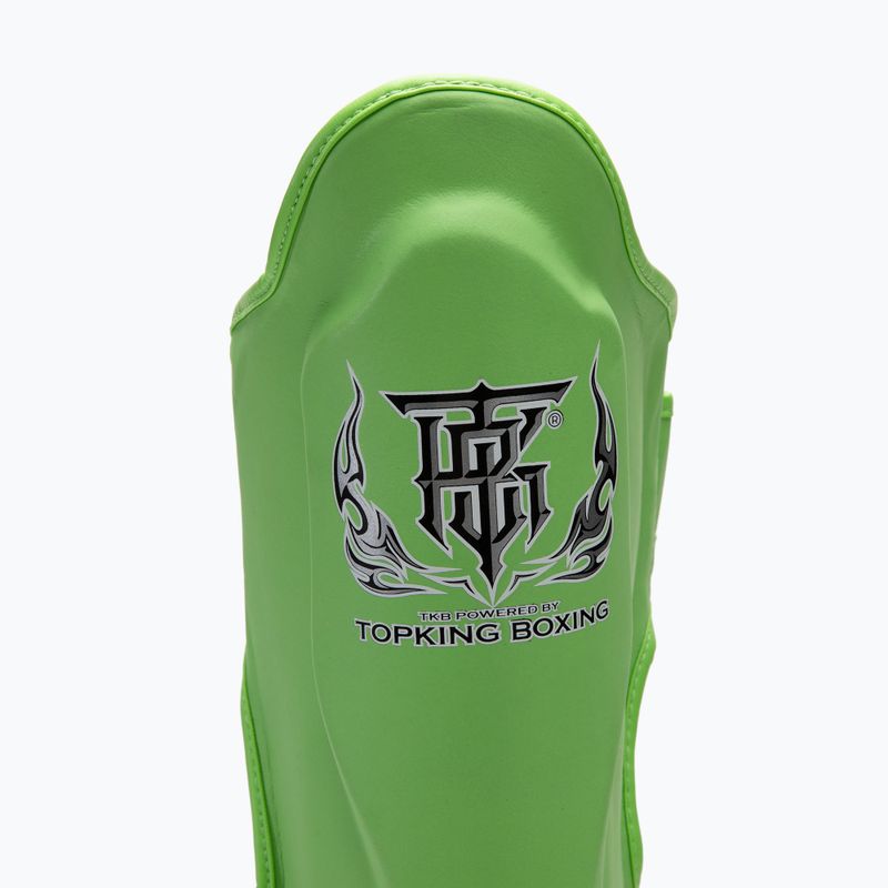 Протектори за подбедрици и стъпала Top King Pro Semi Leather green 3