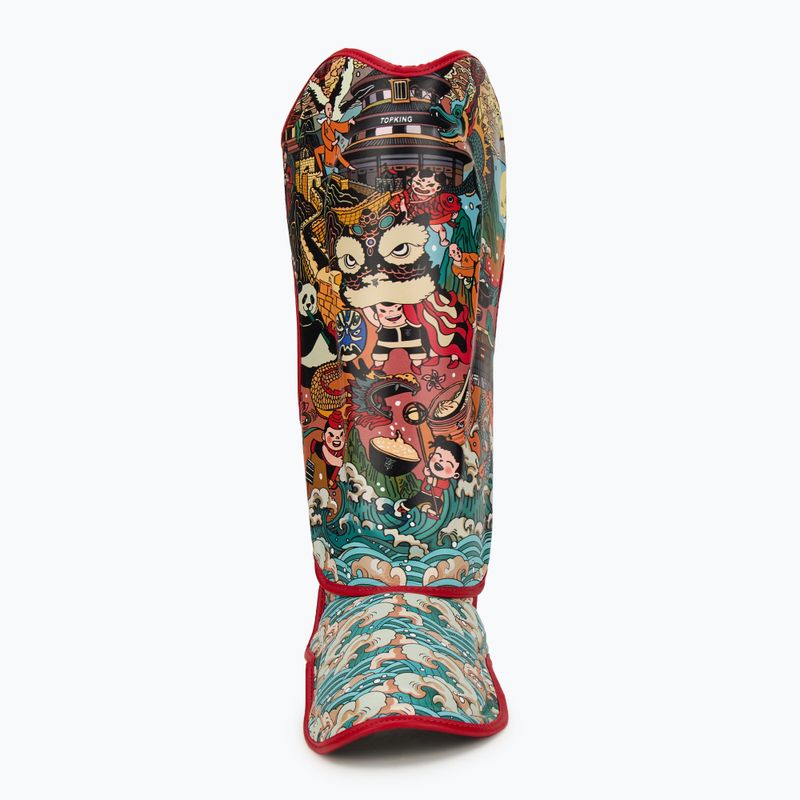 Протектори за подбедрици и стъпала Top King Shin Guards Happiness Chinese black 4