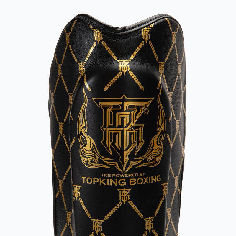 Протектори за подбедрица и стъпала Top King Chain black/gold 3