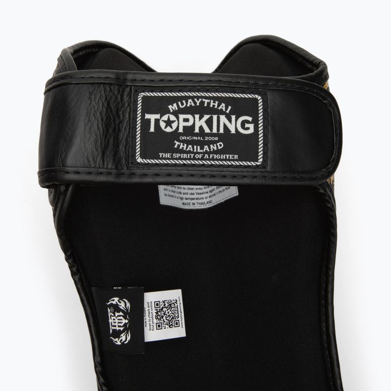 Протектори за подбедрица и стъпала Top King Chain black/gold 4