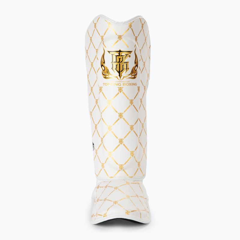 Протектори за подбедрица и стъпала Top King Chain white/gold 3