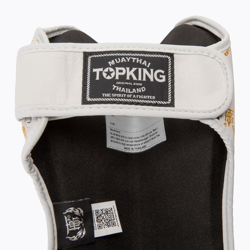 Протектори за подбедрица и стъпала Top King Chain white/gold 6