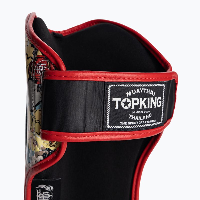 Протектори за подбедрица и стъпала Top King Culture Semi Leather black TKSGCT-CN 7