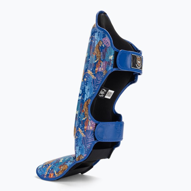 Протектори за подбедрици и стъпала Top King Wild Tiger King blue 3