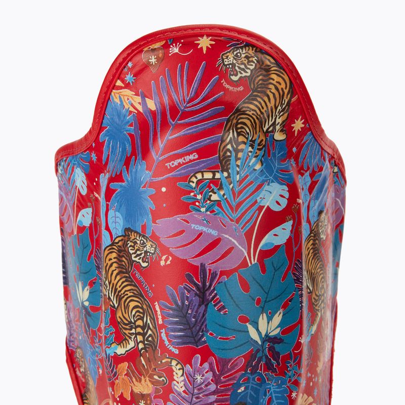 Протектори за подбедрици и стъпала Top King Wild Tiger King red 5