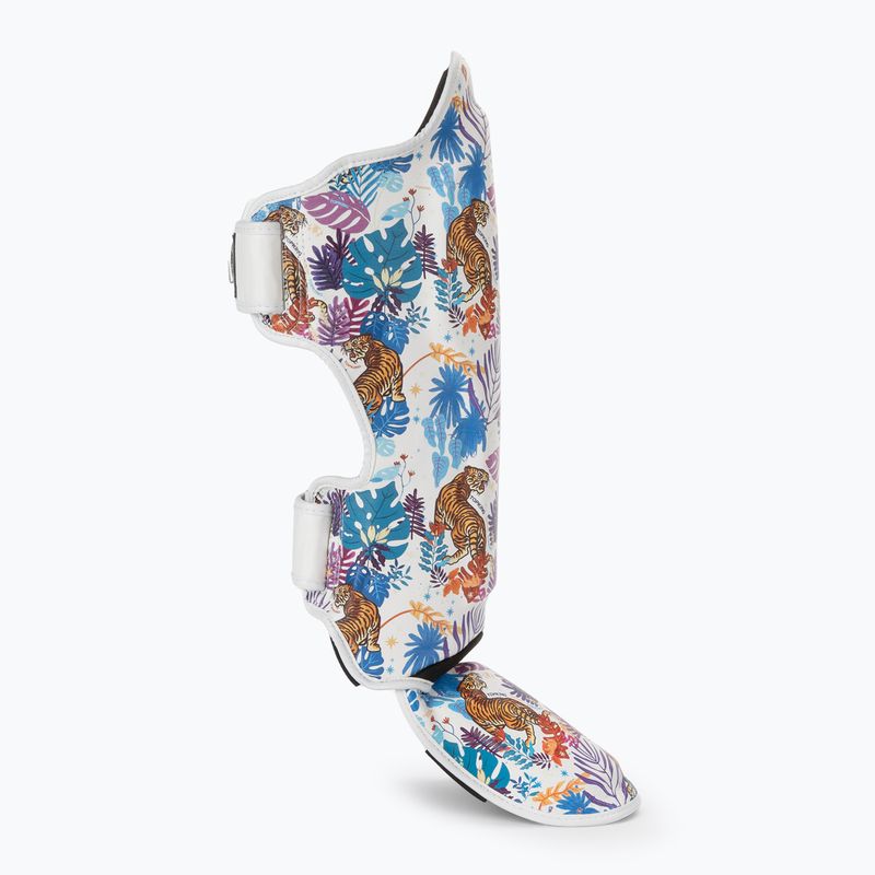 Протектори за подбедрици и стъпала Top King Wild Tiger King white 2