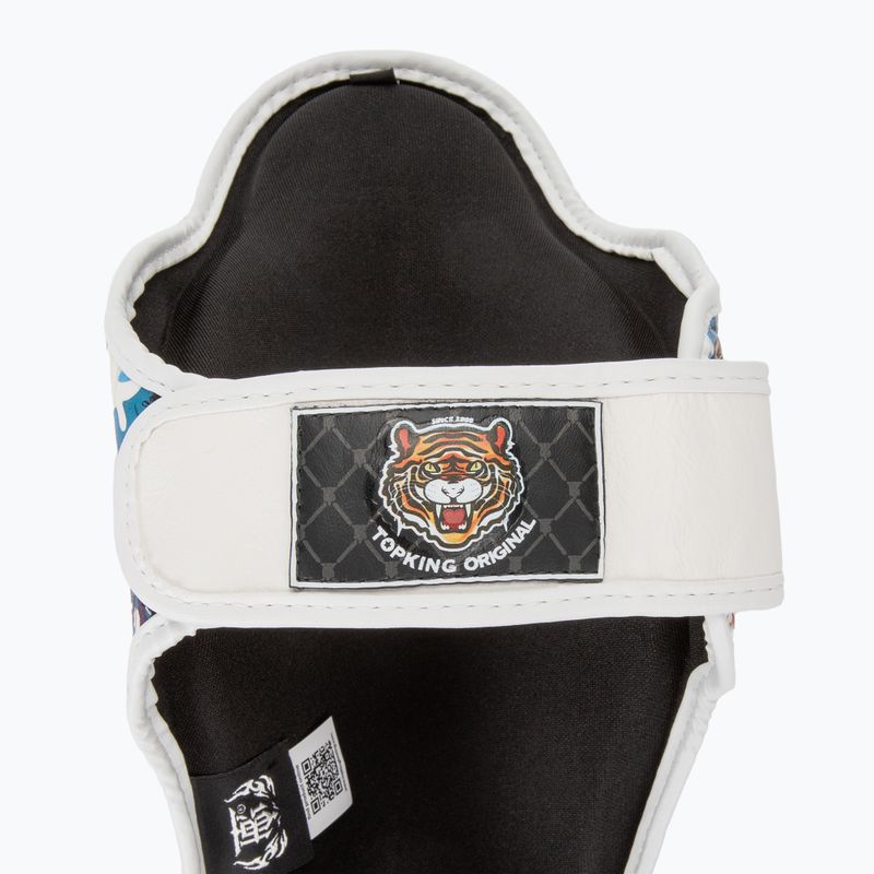 Протектори за подбедрици и стъпала Top King Wild Tiger King white 6