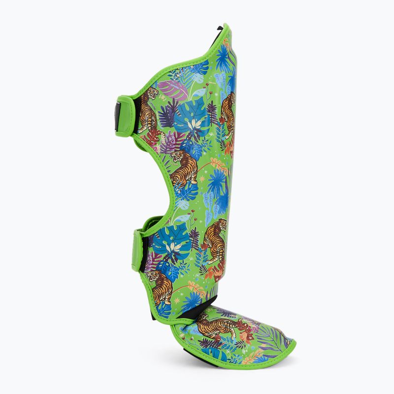 Протектори за подбедрици и стъпала Top King Wild Tiger green 2
