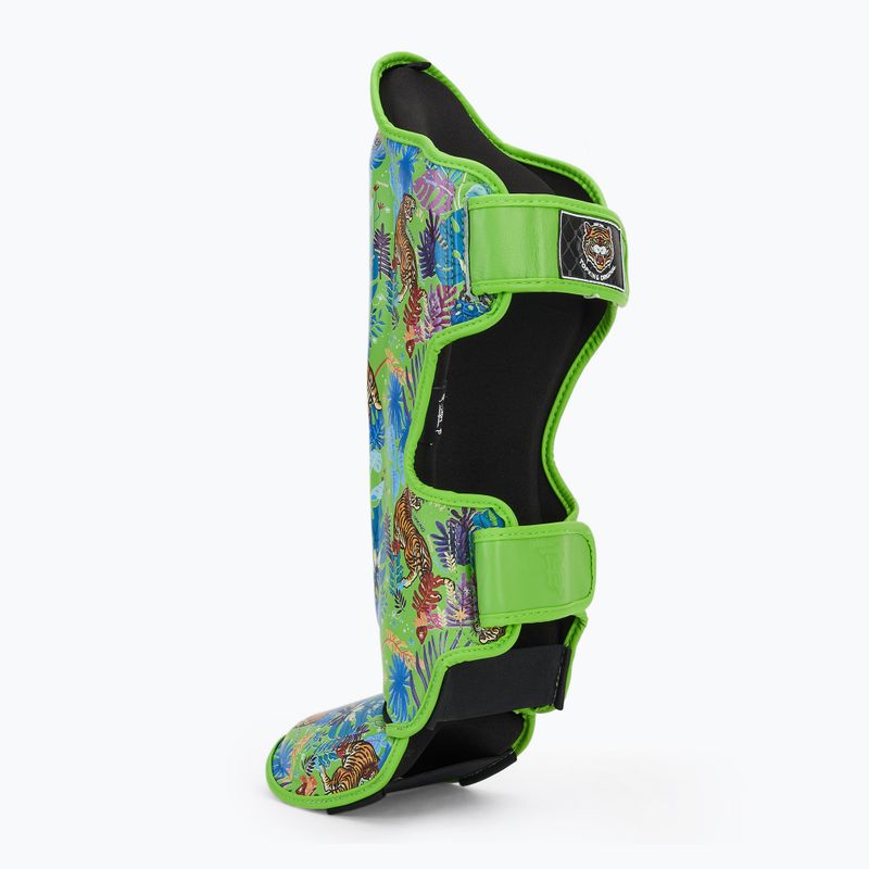 Протектори за подбедрици и стъпала Top King Wild Tiger green 3