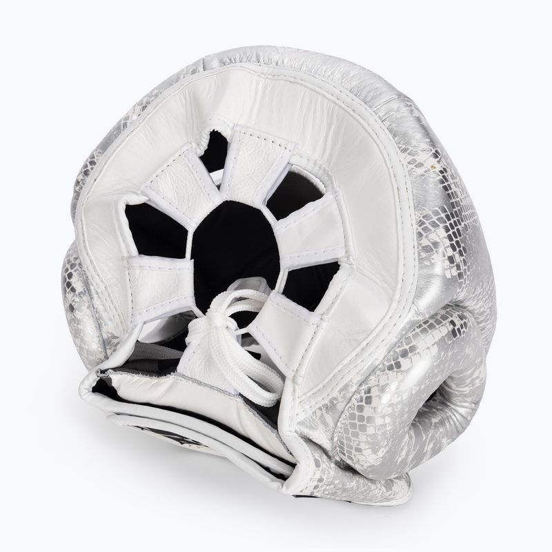 Боксова каска Top King Super Star white/silver 6