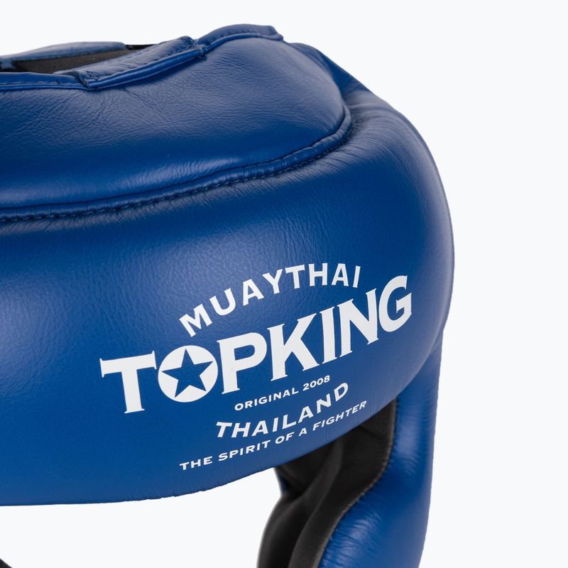 Боксова каска Top King Full Coverage blue 4