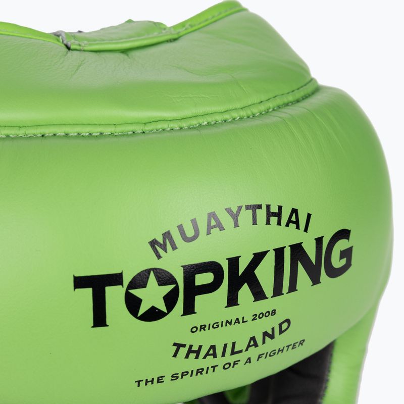 Боксова каска Top King Full Coverage green 4