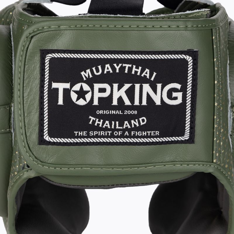 Боксова каска Top King Kanok khaki 5