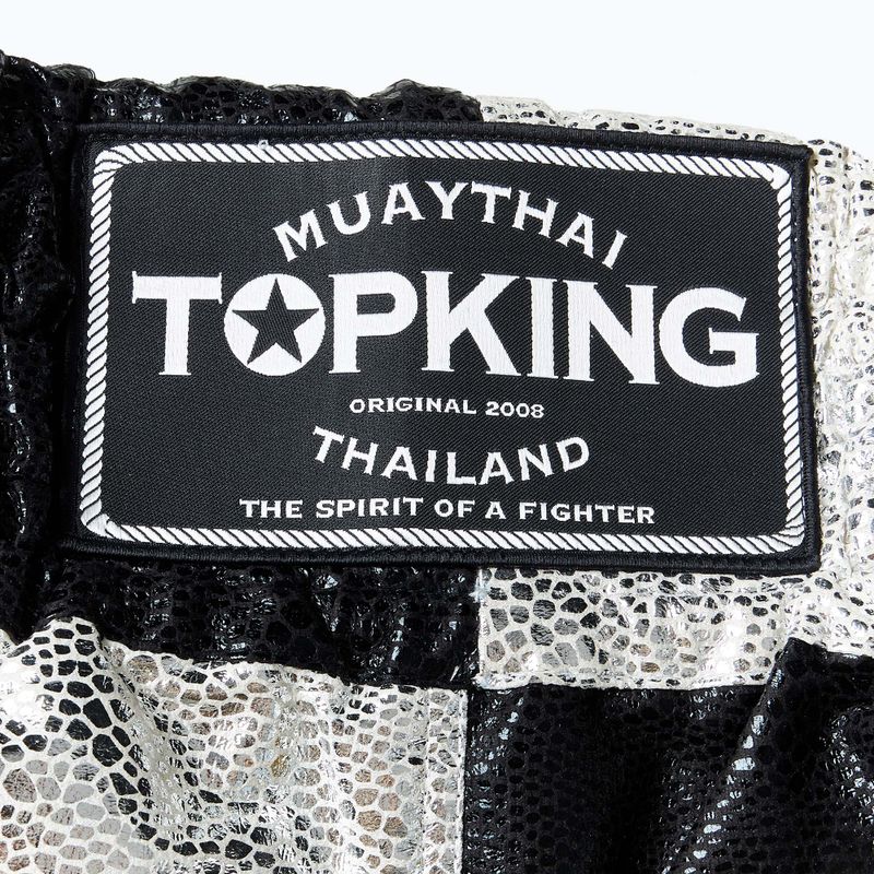 Шорти за тренировки Top King Kickboxing black/white 4