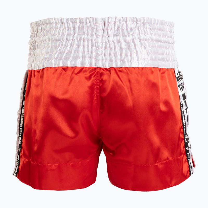 Тренировъчни шорти Top King Thai Boxing red/white 2