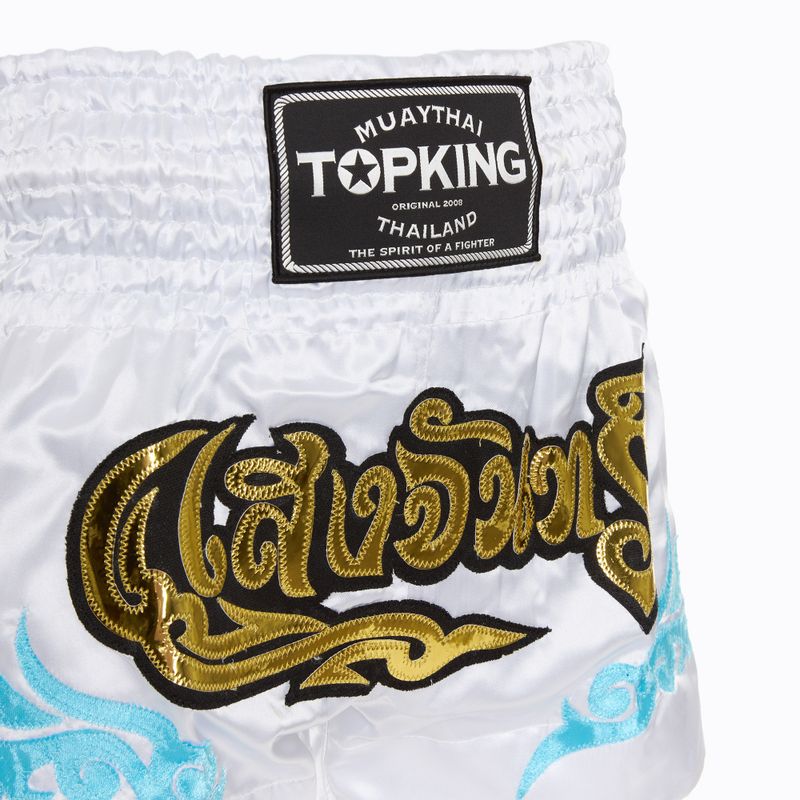 Къси панталони за тренировка Top King Kickboxing white 3