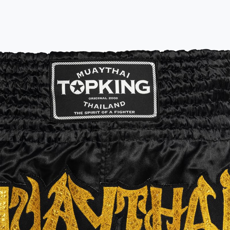 Тренировъчни шорти Top King Kickboxing black/gold 3