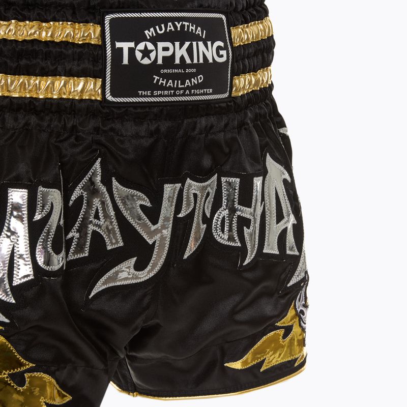 Къси панталони за тренировка Top King Kickboxing 070 black/ gold 3