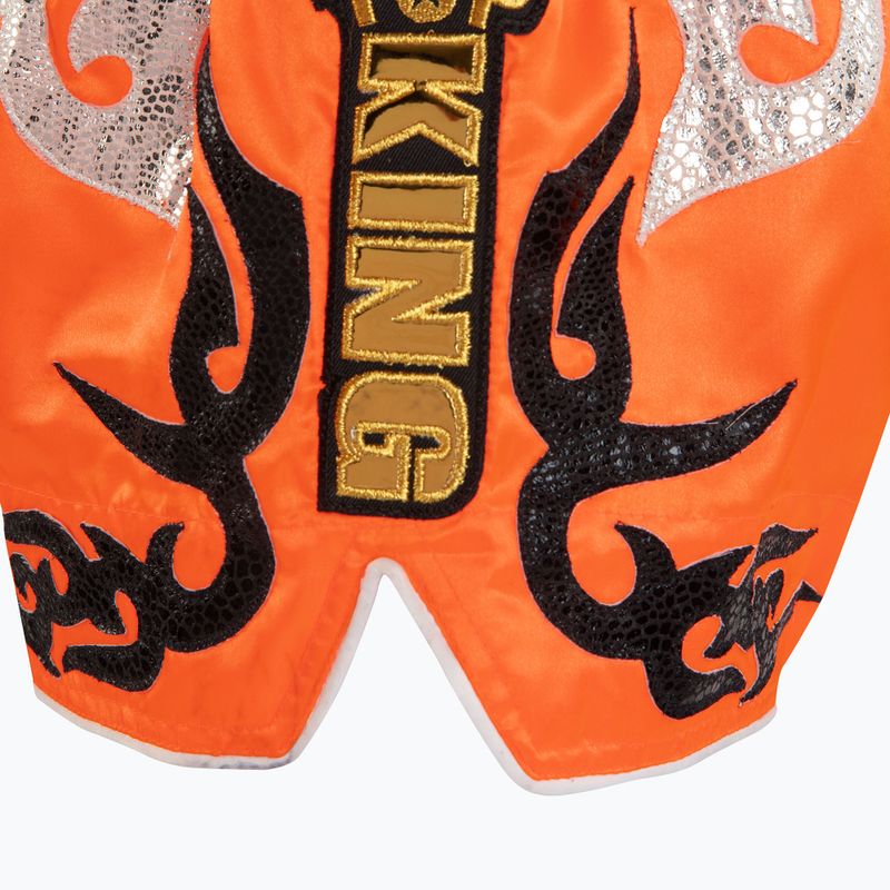 Тренировъчни шорти Top King Thai Boxing orange/black 3