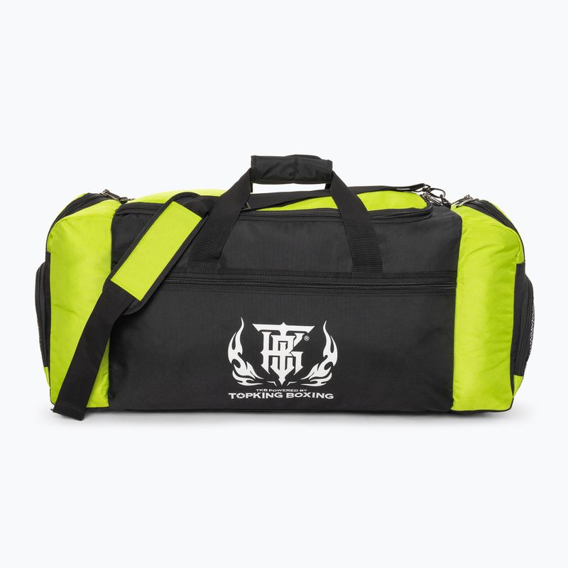 Чанта за тренировки Top King Gym 110 l black/green