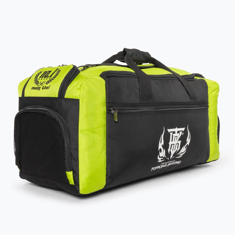 Чанта за тренировки Top King Gym 110 l black/green 2