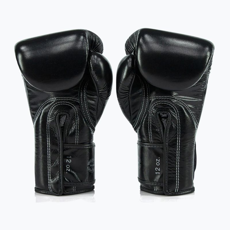 Боксови ръкавици Fairtex Glory Kickboxing Competition Training Boxing black/silver 2