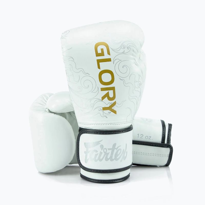 Боксови ръкавици Fairtex Glory Kickboxing Competition Training white 4